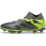 Chaussures de football puma future 7 match rush fgag jr gris fille