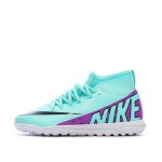 Chaussures de football stabilises verte mixte nike mercurial superfly 9 club