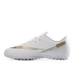 Chaussures de football unisexes ecelen - lgres et respirantes - courts crampons - blanc