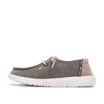 Chaussures gris chin� femme hey dude wendy stretch