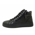 Chaussure homme - bottine - osvaldo pericoli - noir - lacets et zip double Chaussure homme - bottine - osvaldo pericoli - noir - lacets et zip double