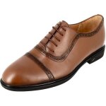 Chaussure homme richelieu en cuir cognac rc700 40