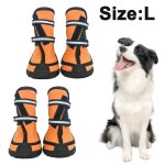 Chaussures imperméables pour chiens bottes respirantes et antidérapantes protection pour pattes Chaussures imperméables pour chiens bottes respirantes et antidérapantes protection pour pattes