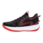 Chaussures indoor - peak - games 3 - rouge / noir - respirantes - amorti eva