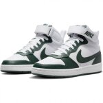 Chaussures - nike - court borough mid 2 - blanc - vert - bande velcro