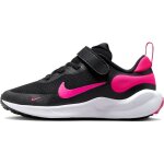 Chaussures - nike - revolution 7 ps - noir - blanc - hyper rose