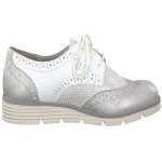 Chaussures oxford - s. oliver - cuir blanc - semelle softfoam - mod�le � lacets - femme 39
