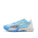 Chaussures de padel bleu clair / vert homme puma nova court