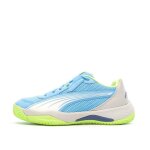 Chaussures de padel bleu / vert homme puma nova court