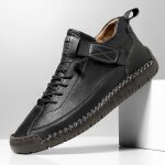 Chaussures plates pour femme en cuir souple?mocassins confortables cousus à la main?baskets légères antidérapa ... Chaussures plates pour femme en cuir souple?mocassins confortables cousus à la main?baskets légères antidérapa ...