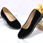 Chaussures plates femmes en velours noirconfortables et légères? mocassins antidérapantsdesign classiquefacile ... Chaussures plates femmes en velours noirconfortables et légères? mocassins antidérapantsdesign classiquefacile ...