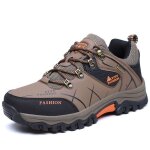 Chaussures de randonn�e homme - kaki - trekking outdoor - imperm�able - respirant confortable taille ...