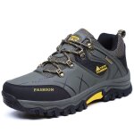 Chaussures de randonn�e homme - trekking outdoor - imperm�able - respirant confortable - vert arm�e
