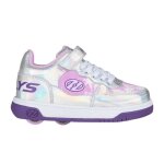Chaussure à roulettes - heelys - rezerve low x2 - silver holo / lavender - enfant - mixte Chaussure à roulettes - heelys - rezerve low x2 - silver holo / lavender - enfant - mixte