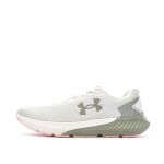 Chaussures de running blanc / gris / rose femme under armour charged rogue 3