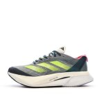 Chaussures de running grises femme adidas adizero boston 12 w