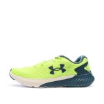 Chaussures de running jaune fluo femme under armour charged rogue 3