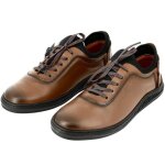 Chaussures seakers homme en véritable cuir cognac Chaussures seakers homme en véritable cuir cognac
