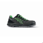 Chaussures de s�curit� - u - power - taylor esd s1p src - cuir - noir / vert - anti - d�rapantes