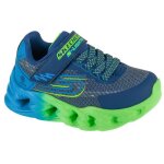 Chaussures de sport - skechers - vortex 2. 0 quantroid - bleu - scratch - technologie lights