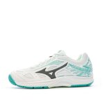 Chaussures de tennis blanc / bleu femme mizuno breakshot