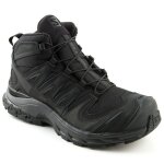 Chaussures de trekking impermables unisexe salomon mid chaussures dextrieur noires taille 37 1 / 3