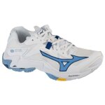 Chaussures de volleyball - mizuno - wave lightning z8 - unisexe - blanc - synthetique
