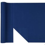 Chemin de table airlaid luxe 40cm x 4m80 bleu roy (rouleau)