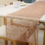 Chemin de table creux antidérapant décoratif en pvc sets de table résistants à la chaleur pour la maison(150cm ... Chemin de table creux antidérapant décoratif en pvc sets de table résistants à la chaleur pour la maison(150cm ...