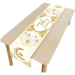 Chemin de table eid mubarak nappe d�coration ramadan pour la maison fournitures de f�te islamiques musulmanes ...