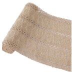 Chemin de table rustique en toile de jute tiss�e de 72 pouces nappe marron pour thanksgiving no�l cuisine ...