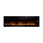 Cheminarte - chemin�e �lectrique encastrable elys�e 3xl 152 cm effet flammes led chauffage programmable ...