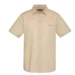 Chemise beige homme schott shromc
