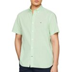 Chemise blanche / verte homme tommy hilfiger gingham