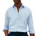 Chemise bleu clair homme tommy hilfiger dobby