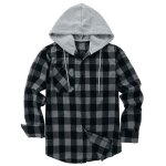 Chemise à carreaux homme - chemise à capuche en flanelle?style décontracté à manches longues?idéale pour ... Chemise à carreaux homme - chemise à capuche en flanelle?style décontracté à manches longues?idéale pour ...