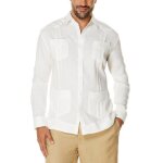 Chemise - chemisette cubavera - c9hw0035 - mini chemise de guayabera a manches longues avec boutons et ...