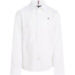 Chemise - chemisette tommy hilfiger - kb0kb06965 - solid stretch poplin shirt l / s chemise garcon