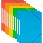 Chemises  lastique pochettes cartonnes 3 rabats en carte lustre format a4 fermeture pour documents ...