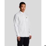 Chemise manches longues boutonn�e en lin et coton lyle & scott