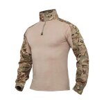 Chemise tactique homme camouflage cp taille s - veste combat militaire respirante airsoft paintball outdoor ...