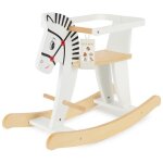 Cheval à bascule en bois zèbre bieco - pour bébé à partir de 1 an - repose - pieds et cadre de sécurité ... Cheval à bascule en bois zèbre bieco - pour bébé à partir de 1 an - repose - pieds et cadre de sécurité ...