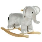 Cheval  bascule pour enfant - aiyaplay - en forme dlphant -  effets sonores avec poignes - 645l ...