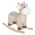 Cheval  bascule girafe - h55 cm - multicolore - atmosphera createur dinterieur