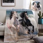 Cheval plaid couverture polaire 150x200couverture de lit plaid jeté de canapé convient adultes et enfants ... Cheval plaid couverture polaire 150x200couverture de lit plaid jeté de canapé convient adultes et enfants ...
