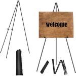 Chevalet de peintre - chevalet pliant portable dayplus 160cm stand d?exposition d??uvres d?art de peinture ...