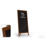 Chevalet stop - trottoir pliable tanche avec une surface  craie - 78x44 cm - support publicitaire