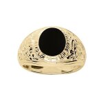 Chevalire universitaire amricaine en vermeil university avec plateau en onyx synthtique