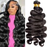 Cheveux br�siliens bele 12a vague de corps 3 bundles 22 - 26 pouces 100% vierge