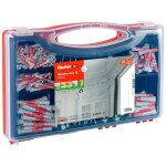 Chevilles universelles duopower - fischer - lot de 280 pi�ces - diam�tre 6 - 10 mm - longueur 30 - 80 ...